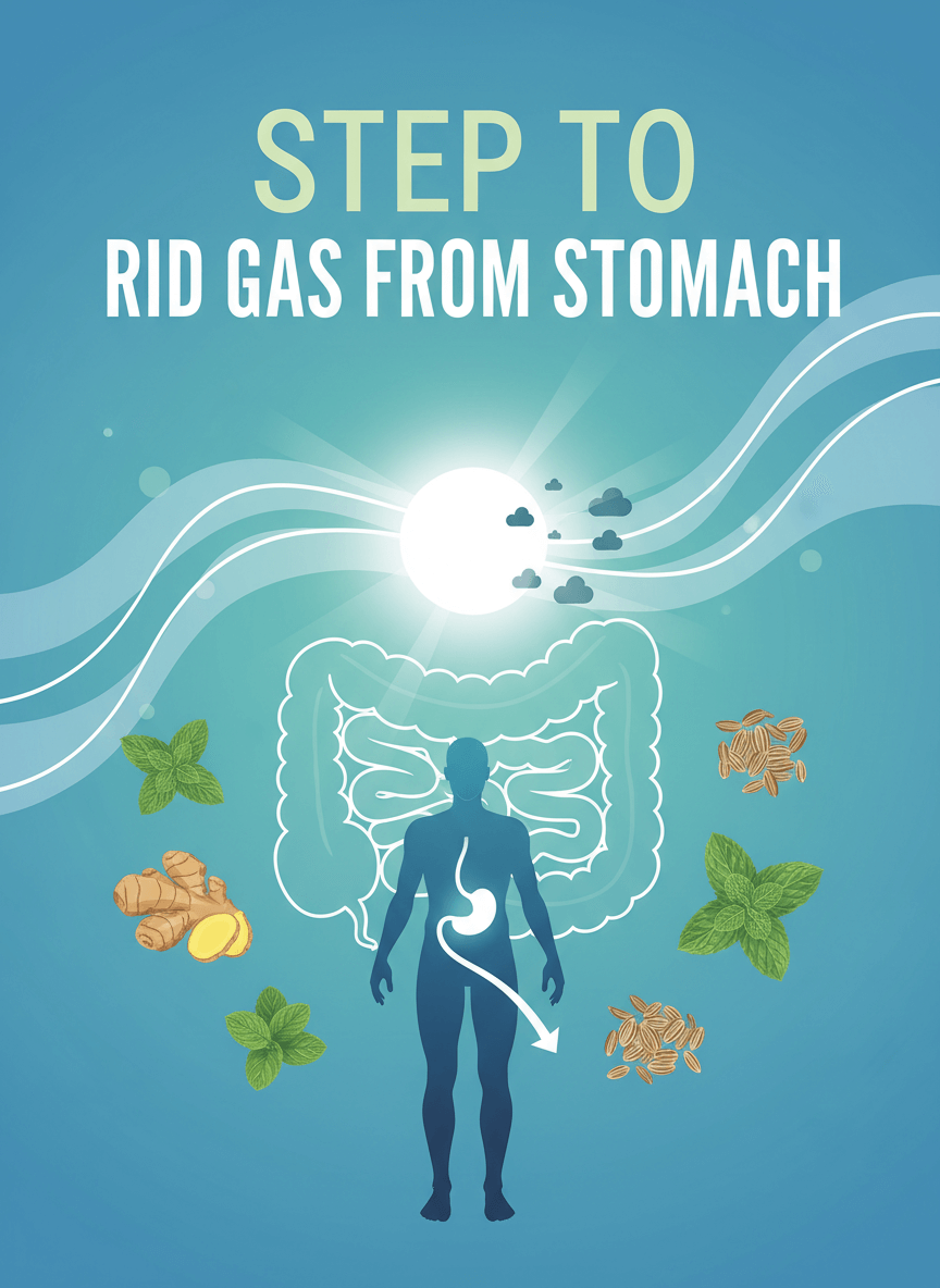 Steps to Rid Gas From Stomach