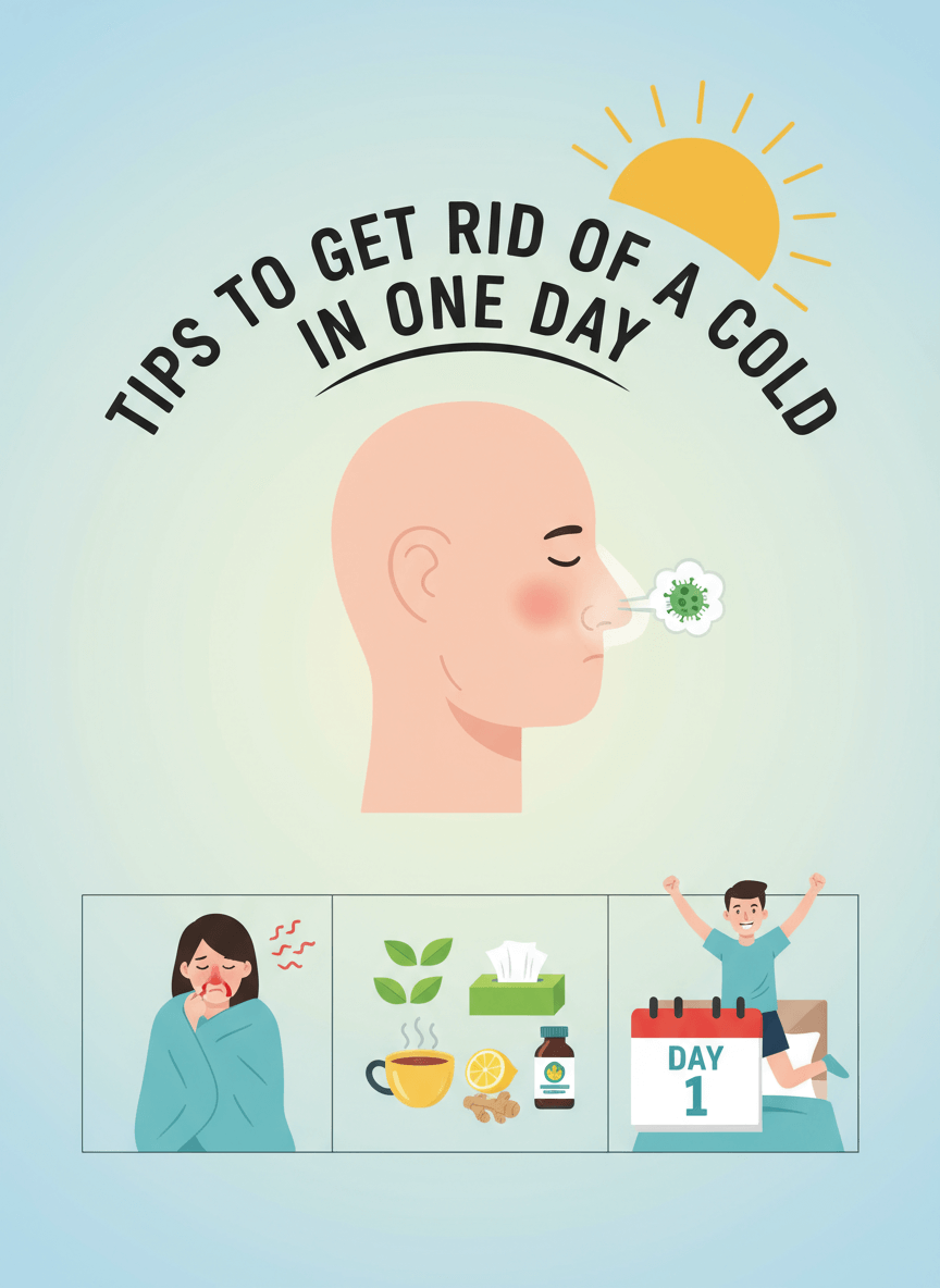 Tips to Get Rid of a Cold in One Day